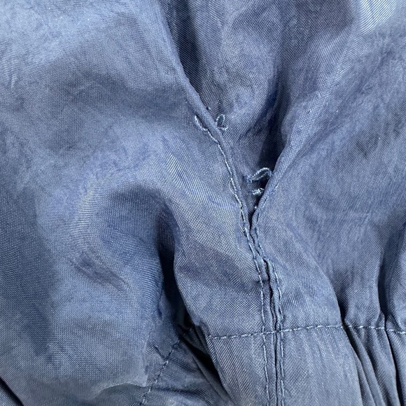 Nike Blue Elastic Waist Zip Ankle Windbreaker Activewear Joggers Size Medium - Picture 4 of 12